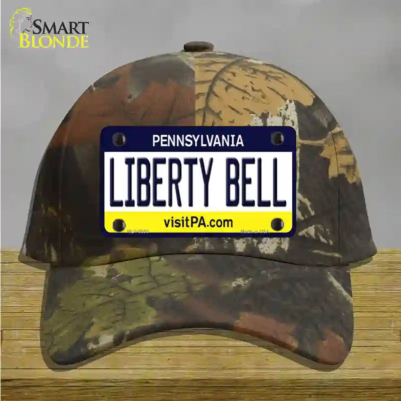 Liberty Bell Pennsylvania State Novelty License Plate Hat Cotton / Camoflauge