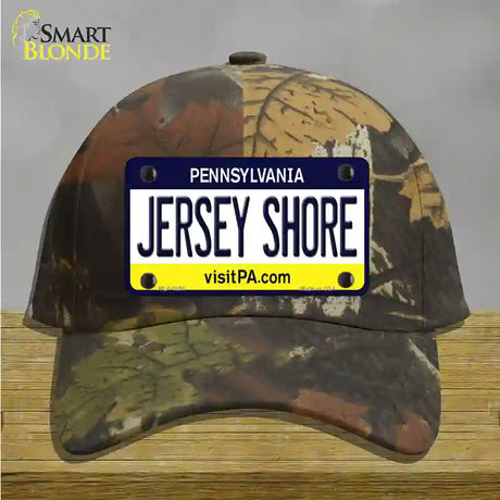 Jersey Shore Pennsylvania State Novelty License Plate Hat Cotton / Camoflauge