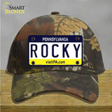 Rocky Pennsylvania State Novelty License Plate Hat Cotton / Camoflauge