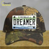 Dreamer Michigan Novelty License Plate Hat Cotton / Camoflauge