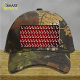 Red White Anchor Oil Rubbed Novelty License Plate Hat Cotton / Camoflauge