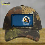 Virgin Mary Novelty License Plate Hat Cotton / Camoflauge