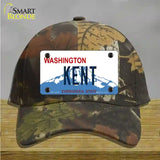 Kent Washington Novelty License Plate Hat Cotton / Camoflauge