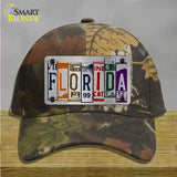 Florida License Plate Art Novelty License Plate Hat Cotton / Camoflauge