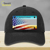 Arizona License Plate American Flag Novelty License Plate Hat HAT-MLP-12431