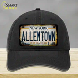 Allentown Excelsior New York Rusty Novelty License Plate Hat Tag Unconstructed Cotton Black