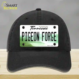 Pigeon Forge Tennessee Novelty License Plate Hat Tag Unconstructed Cotton Black
