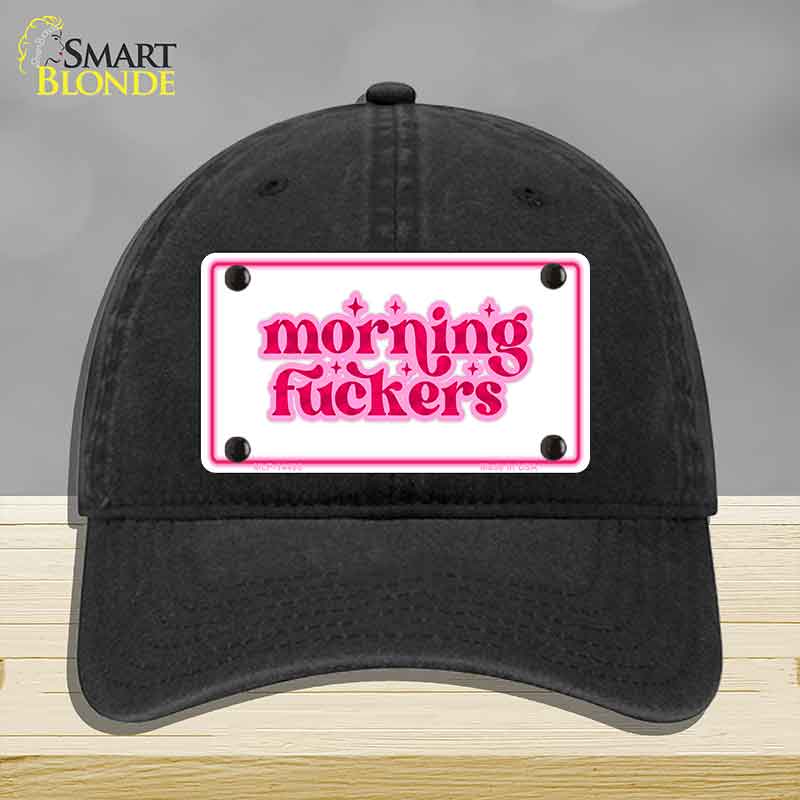 Morning F-ckers Novelty License Plate Hat HAT-MLP-14490
