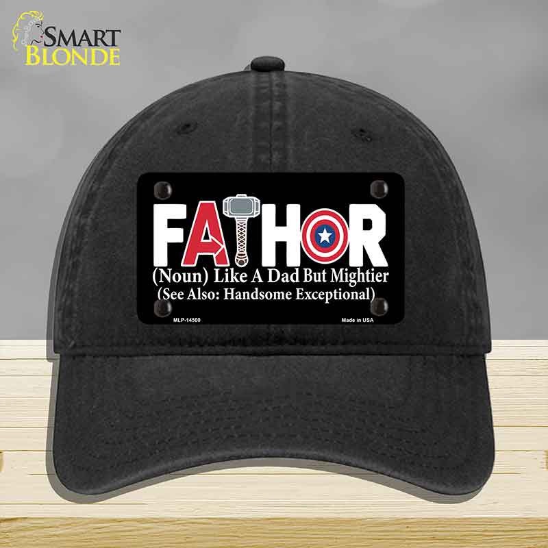 FATHOR Novelty License Plate Hat HAT-MLP-14500