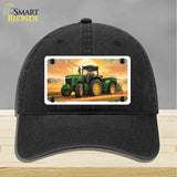 Tractor Sunset Novelty License Plate Hat HAT-MLP-14508