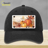 Autumn Pumpkins & Leaves Novelty License Plate Hat HAT-MLP-14516
