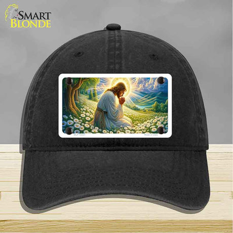 Jesus Praying Novelty License Plate Hat HAT-MLP-14521