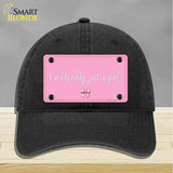 Im Literally Just a Girl Novelty License Plate Hat HAT-MLP-14530