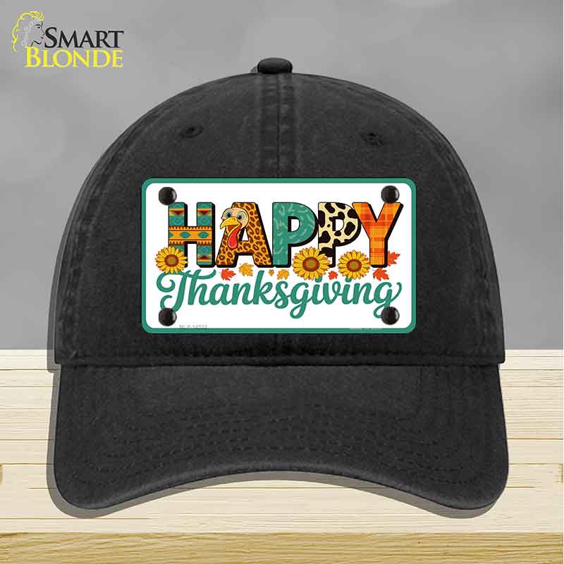 Happy Thanksgiving Novelty License Plate Hat HAT-MLP-14532