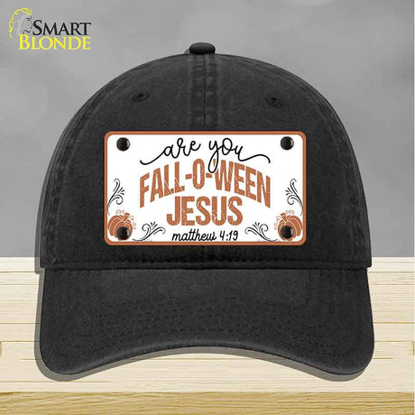 Fall-o-ween Jesus Novelty License Plate Hat HAT-MLP-14534