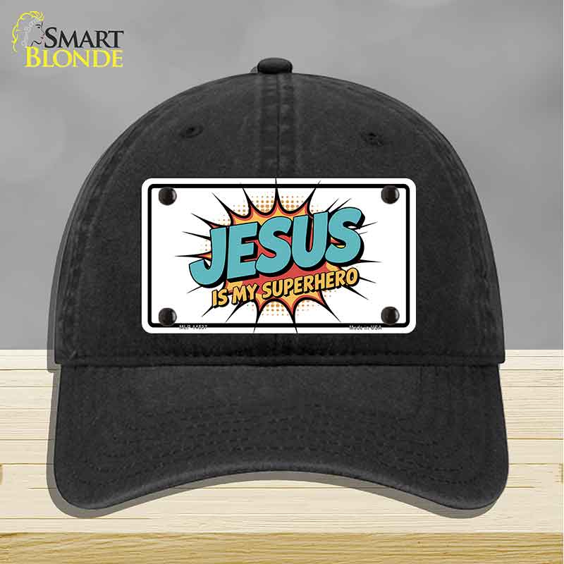 Jesus is My Superhero Novelty License Plate Hat HAT-MLP-14537