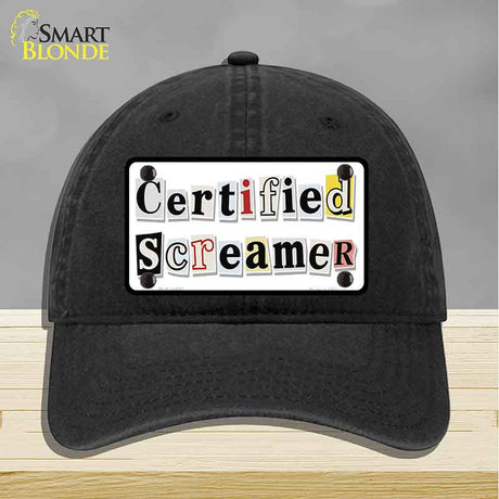 Certified Screamer Novelty License Plate Hat HAT-MLP-14542