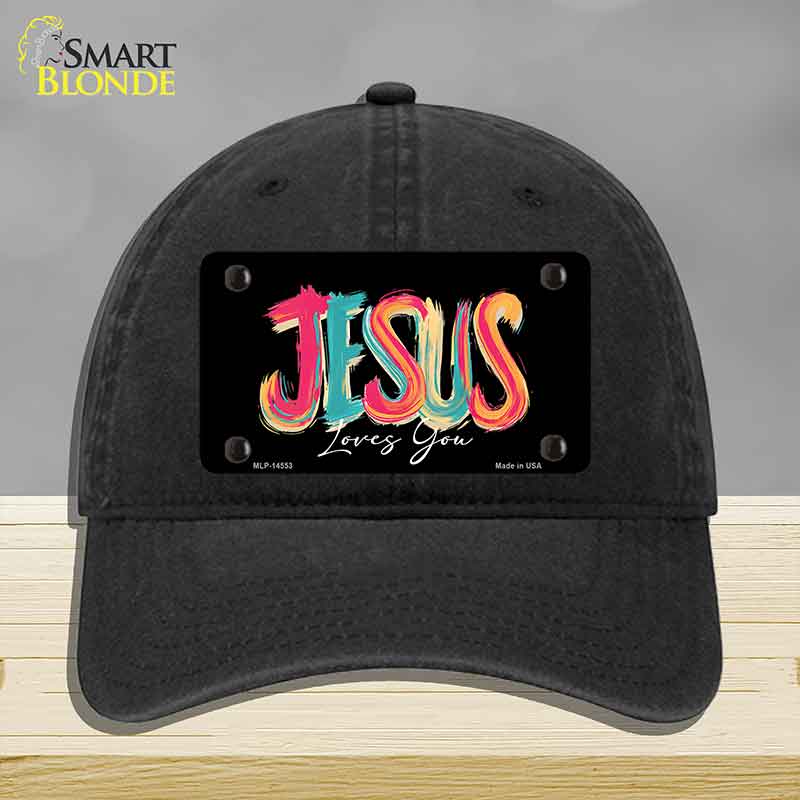 Jesus Loves You Novelty License Plate Hat HAT-MLP-14553
