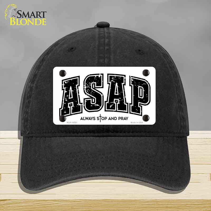 Always Stop and Pray Novelty License Plate Hat HAT-MLP-14561