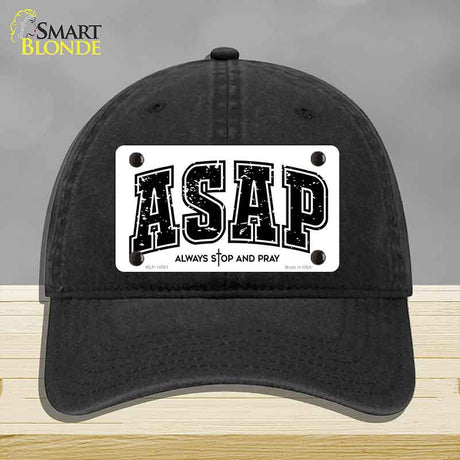 Always Stop and Pray Novelty License Plate Hat HAT-MLP-14561