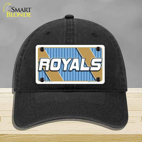 ROYALS Graphic Novelty License Plate Hat HAT-MLP-14576 Unconstructed Cotton Black