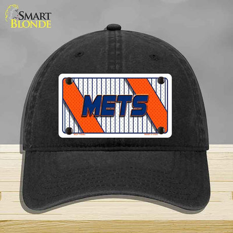 METS Graphic Novelty License Plate Hat HAT-MLP-14582 Unconstructed Cotton Black