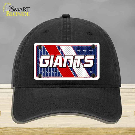GIANTS Graphic Novelty License Plate Hat HAT-MLP-14648 Unconstructed Cotton Black