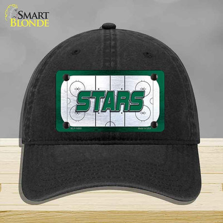 STARS Graphic Novelty License Plate Hat HAT-MLP-14665 Unconstructed Cotton Black