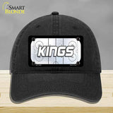 KINGS Graphic Novelty License Plate Hat HAT-MLP-14669 Unconstructed Cotton Black