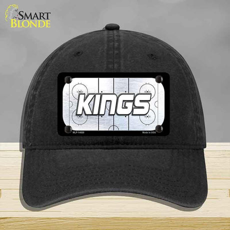 KINGS Graphic Novelty License Plate Hat HAT-MLP-14669 Unconstructed Cotton Black