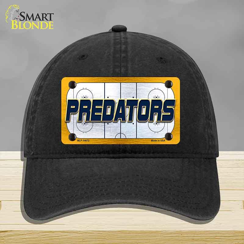 PREDATORS Graphic Novelty License Plate Hat HAT-MLP-14672 Unconstructed Cotton Black