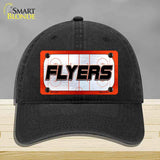 FLYERS Graphic Novelty License Plate Hat HAT-MLP-14677 Unconstructed Cotton Black