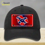 Rebel Kiss Novelty License Plate Hat Unconstructed Cotton / Black