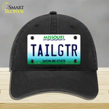 Tailgtr Missouri Novelty License Plate Hat Unconstructed Cotton / Black