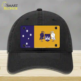 Australia Capital Territory Novelty License Plate Hat Unconstructed Cotton / Black