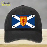 Scotland St Andrews Flag Novelty License Plate Hat Unconstructed Cotton / Black