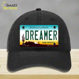 Arizona Dreamer Novelty License Plate Hat Unconstructed Cotton / Black
