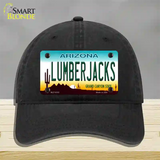 Arizona Lumberjacks Novelty License Plate Hat Unconstructed Cotton / Black