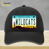 Wildcats Arizona Novelty License Plate Hat Unconstructed Cotton / Black