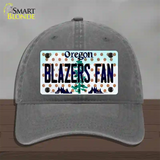Blazers Fan Oregon Novelty License Plate Hat Unconstructed Cotton / Charcoal
