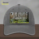 Mississippi Swamp State Novelty License Plate Hat Unconstructed Cotton / Charcoal