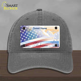 Alabama with American Flag Novelty License Plate Hat HAT-MLP-12329
