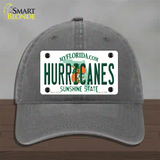 Hurricanes Novelty License Plate Hat Unconstructed Cotton / Charcoal