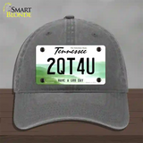 Too Cute For You Novelty License Plate Hat Tag Unconstructed Cotton Charcoal