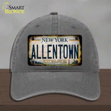 Allentown Excelsior New York Rusty Novelty License Plate Hat Tag Unconstructed Cotton Charcoal