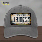 Allen Diggs 21 NY Excelsior Rusty Novelty License Plate Hat Tag Unconstructed Cotton Charcoal