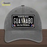 Guaynabo Puerto Rico Black Novelty License Plate Hat Unconstructed Cotton / Charcoal