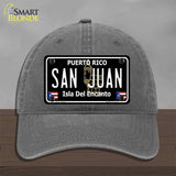San Juan Puerto Rico Black Novelty License Plate Hat HAT-MLP-14297