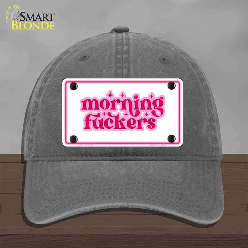 Morning F-ckers Novelty License Plate Hat HAT-MLP-14490