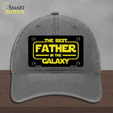 Best Father in the Galaxy Novelty License Plate Hat HAT-MLP-14503